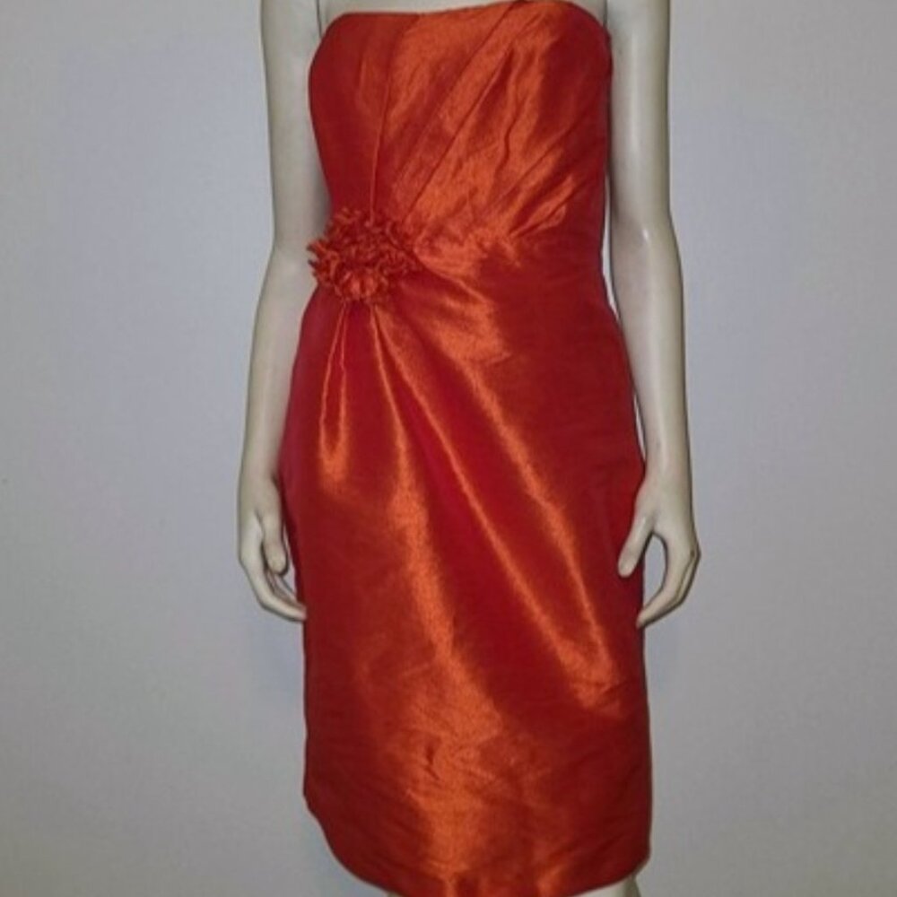 Strapless cocktail dress